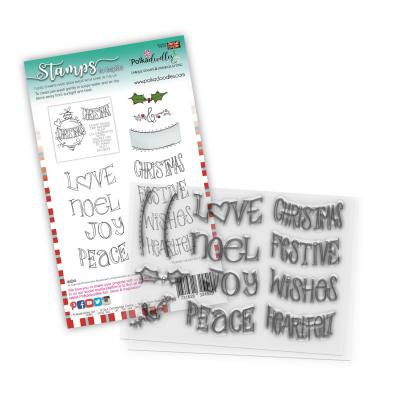 Polkadoodles Clear Stamps - Heartfelt & Joy Christmas